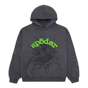 Gray spider hoodie